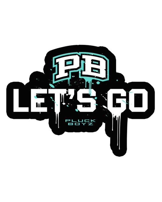 Let's Go Sticker